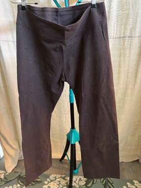 Pact Organic Cotton Bootcut Leggings- Chocolate Heather- XL